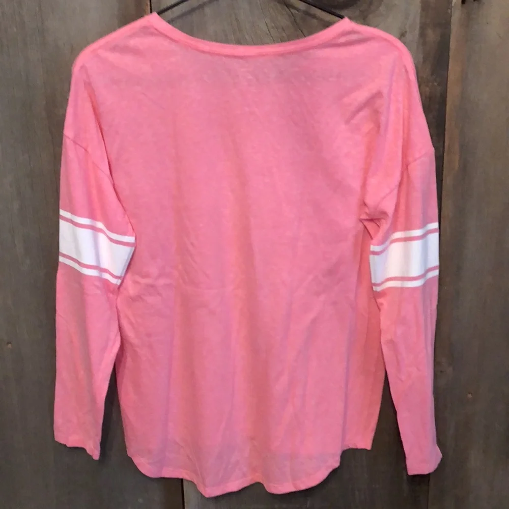 NWOT Old Navy Relaxed Fit Long Sleeve Tee Size XL 14 Pink